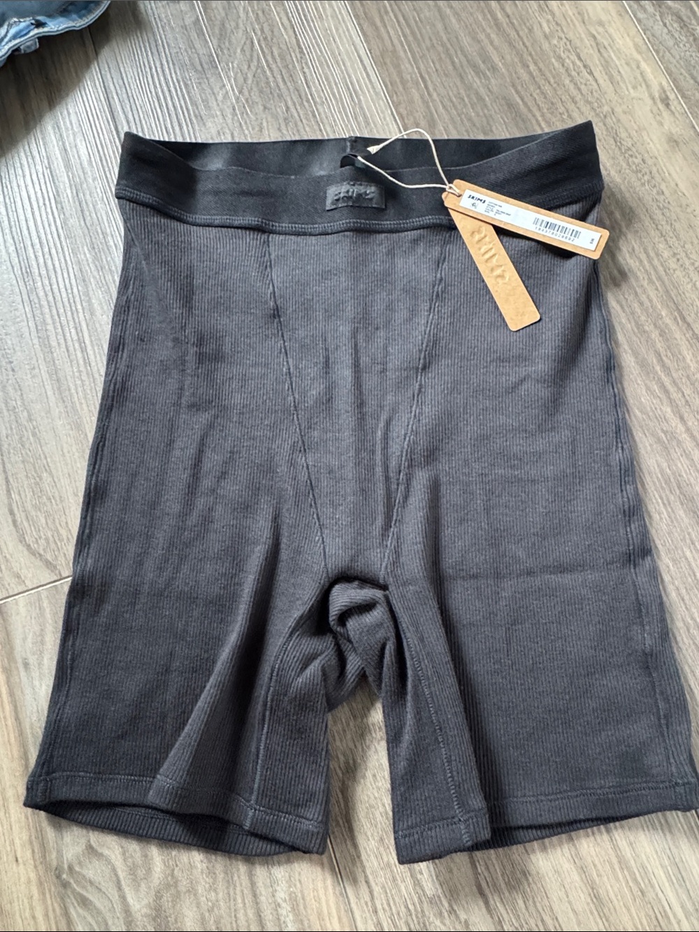 NWT Skims cotton ribbed boxer shorts